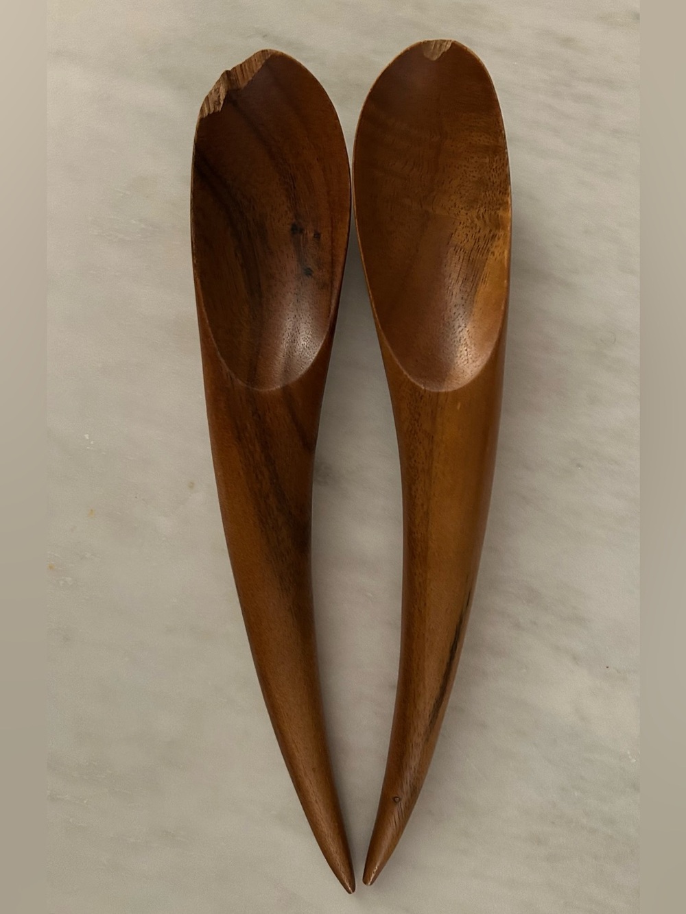 Nambe Hamony Serving Spoons - Chipped